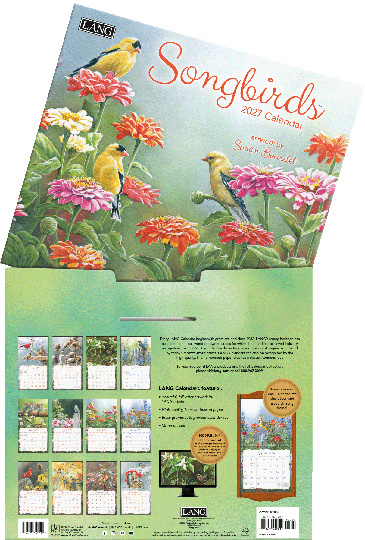 Songbirds™ - 2027 Wall Calendar