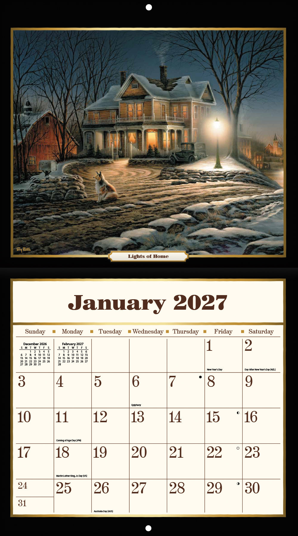 Terry Redlin - 2027 Wall Calendar
