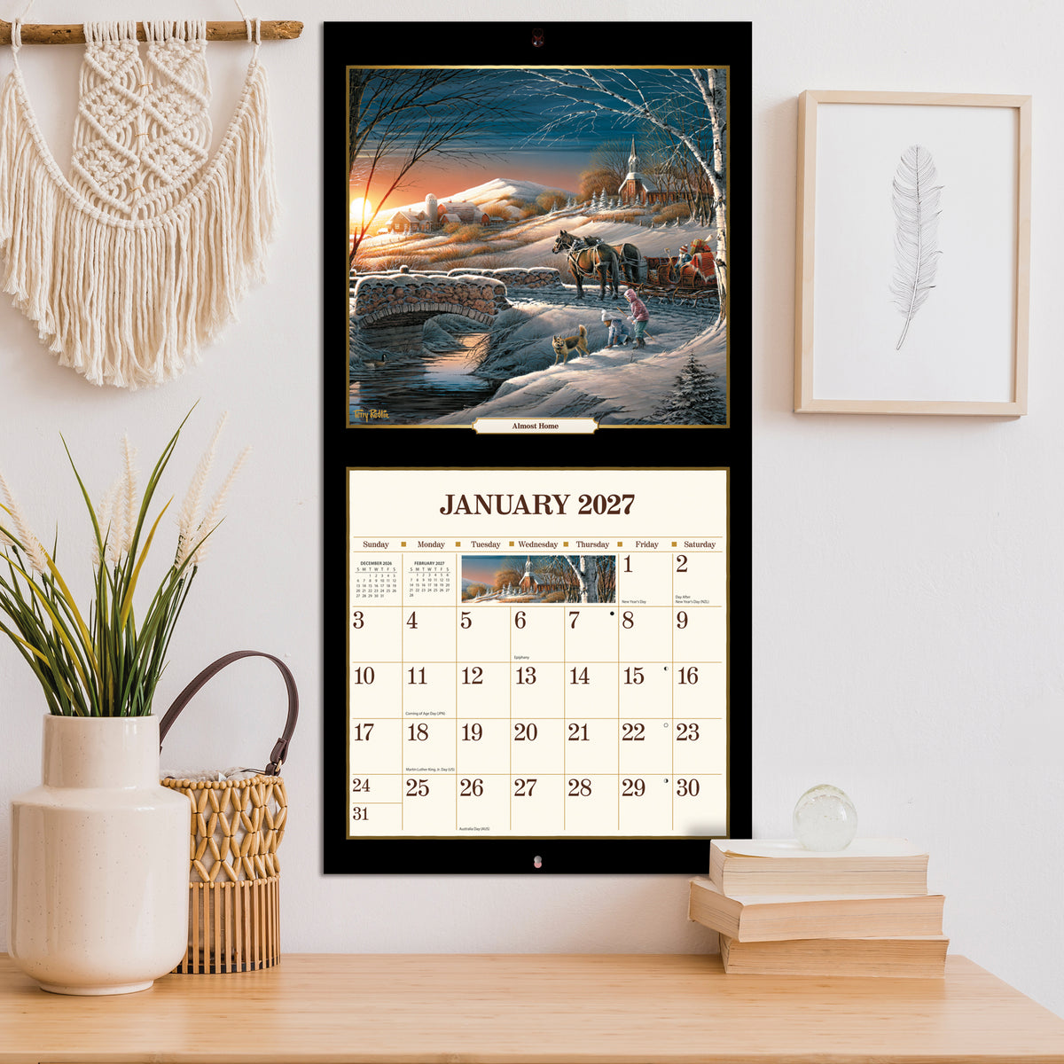 Terry Redlin - 12" x 12" 2027 Wall Calendar