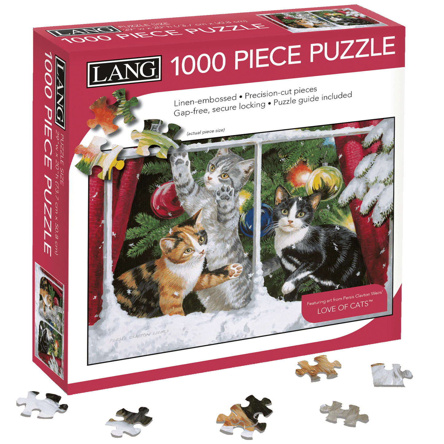 Kitten Christmas 1000 Pcs - Puzzles