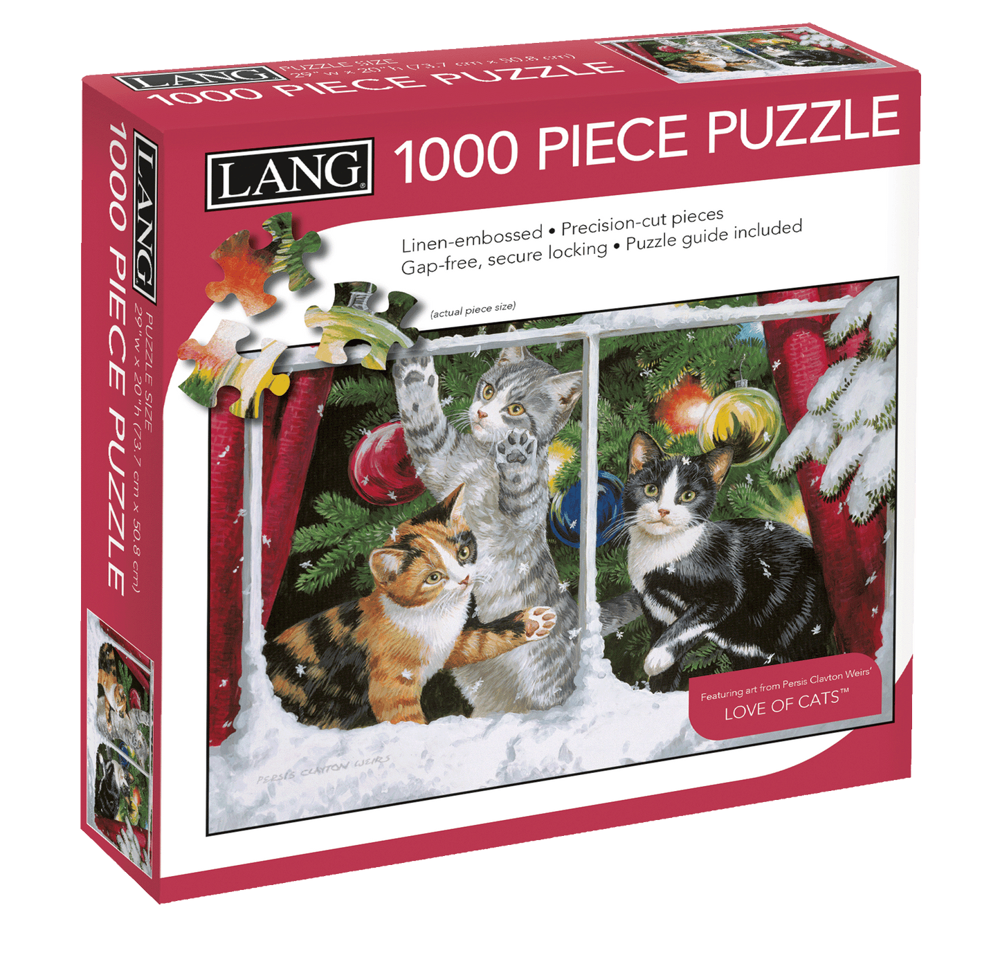Kitten Christmas 1000 Pcs - Puzzles