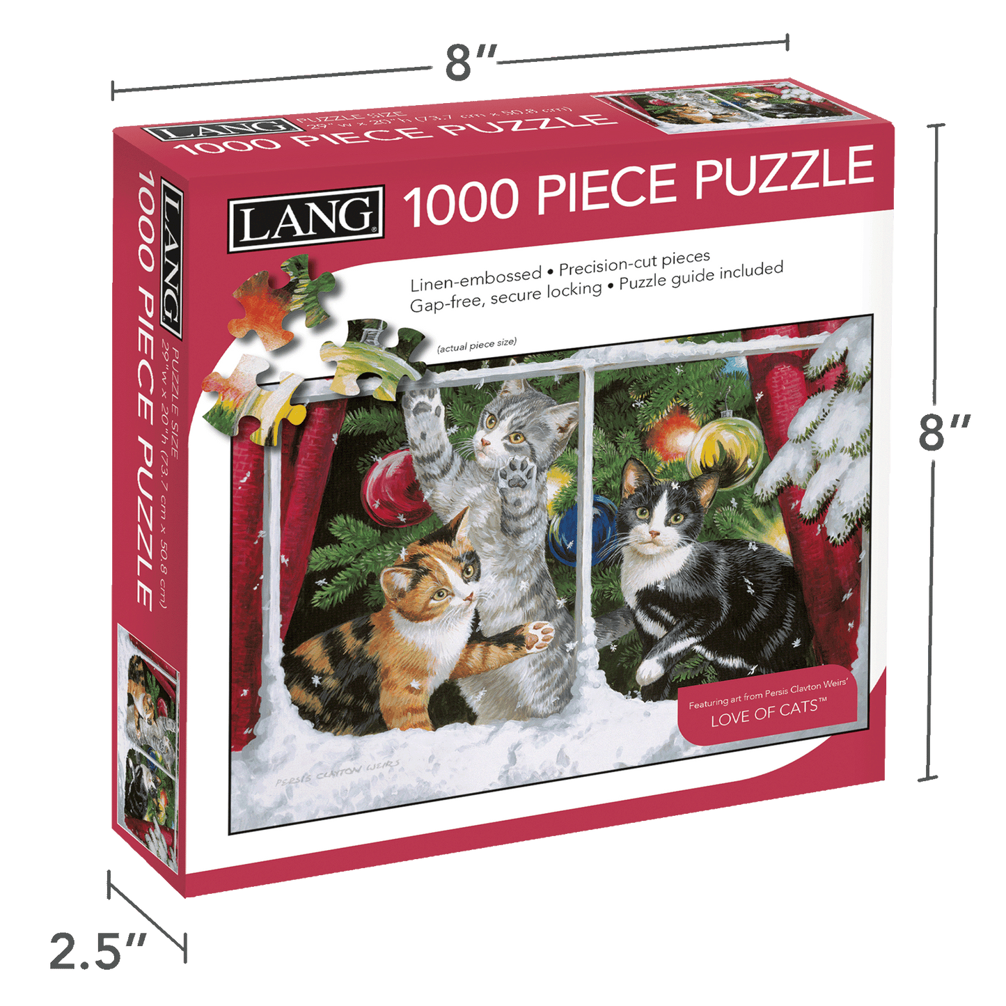 Kitten Christmas 1000 Pcs - Puzzles