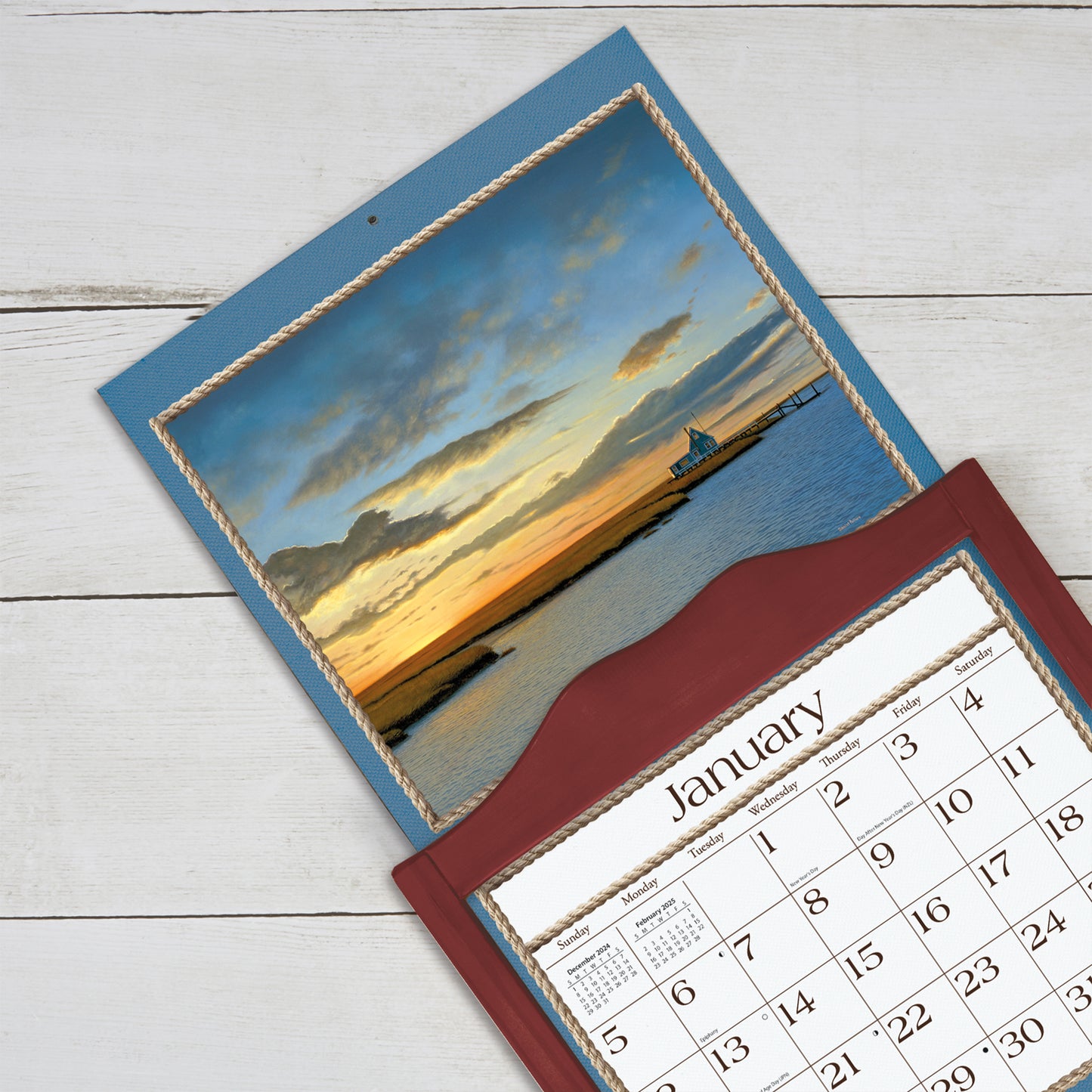 Vintage Red - Classic Calendar Frame