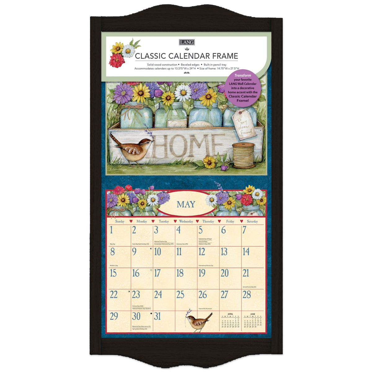 Black Diamond - Classic Calendar Frame