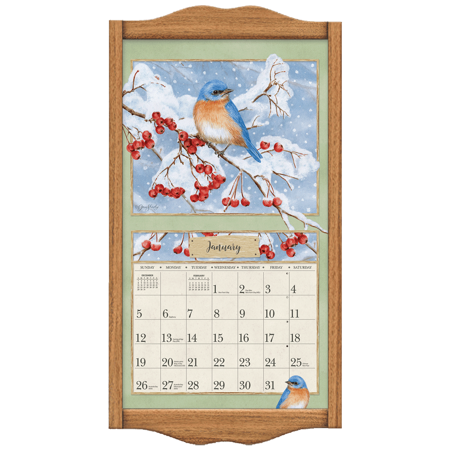 Oak - Classic Calendar Frame