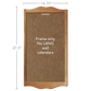Oak - Classic Calendar Frame