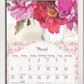 White - Contemporary Calendar Frame