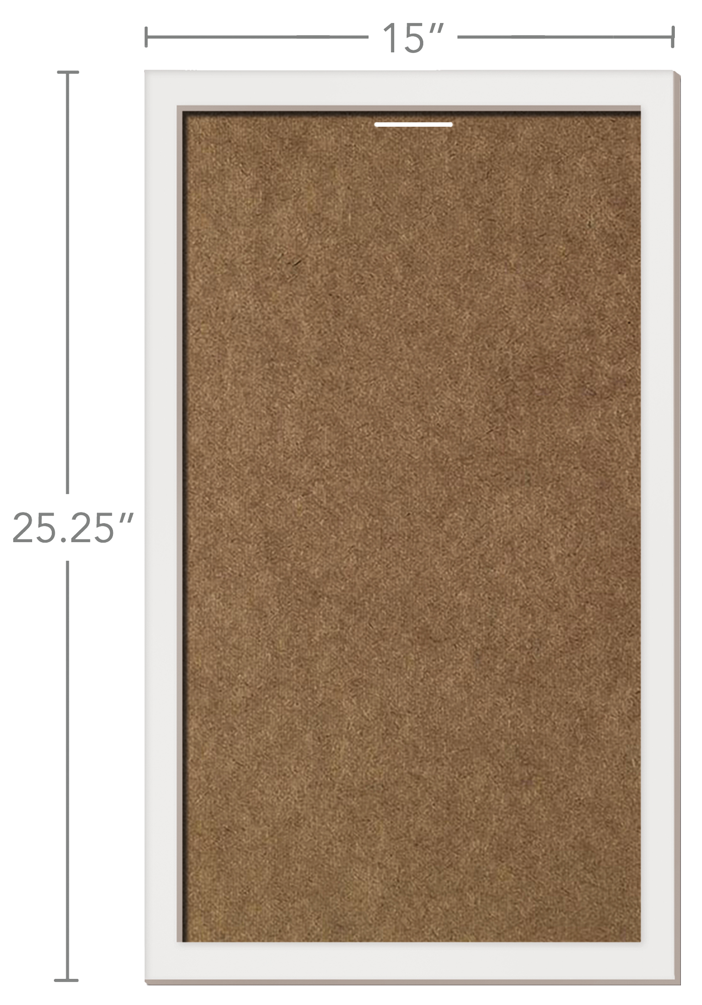 White - Contemporary Calendar Frame