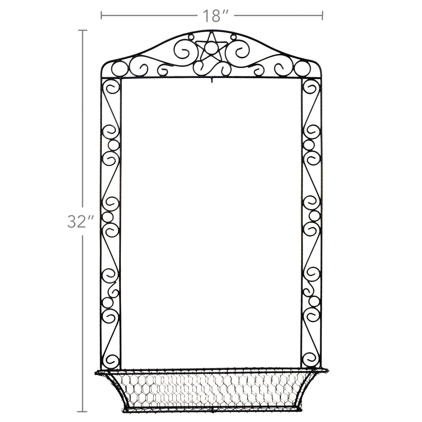 Wrought Iron - Calendar Frame