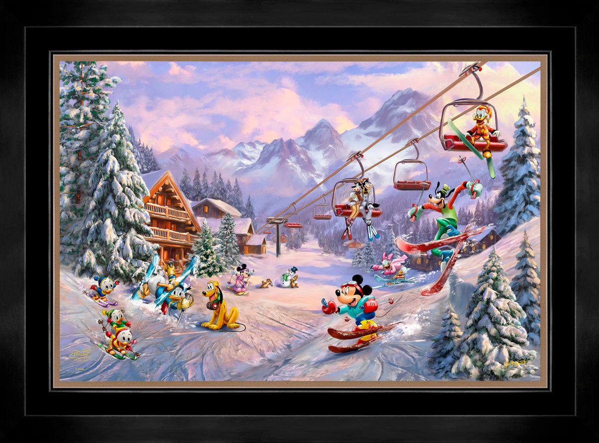 Disney’s Mickey and Minnie’s Ski Adventure - Limited Edition Canvas