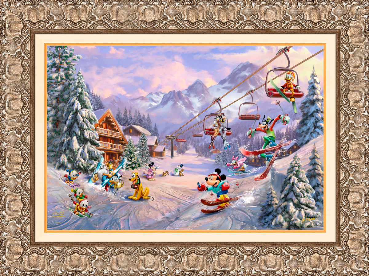 Disney’s Mickey and Minnie’s Ski Adventure - Limited Edition Canvas