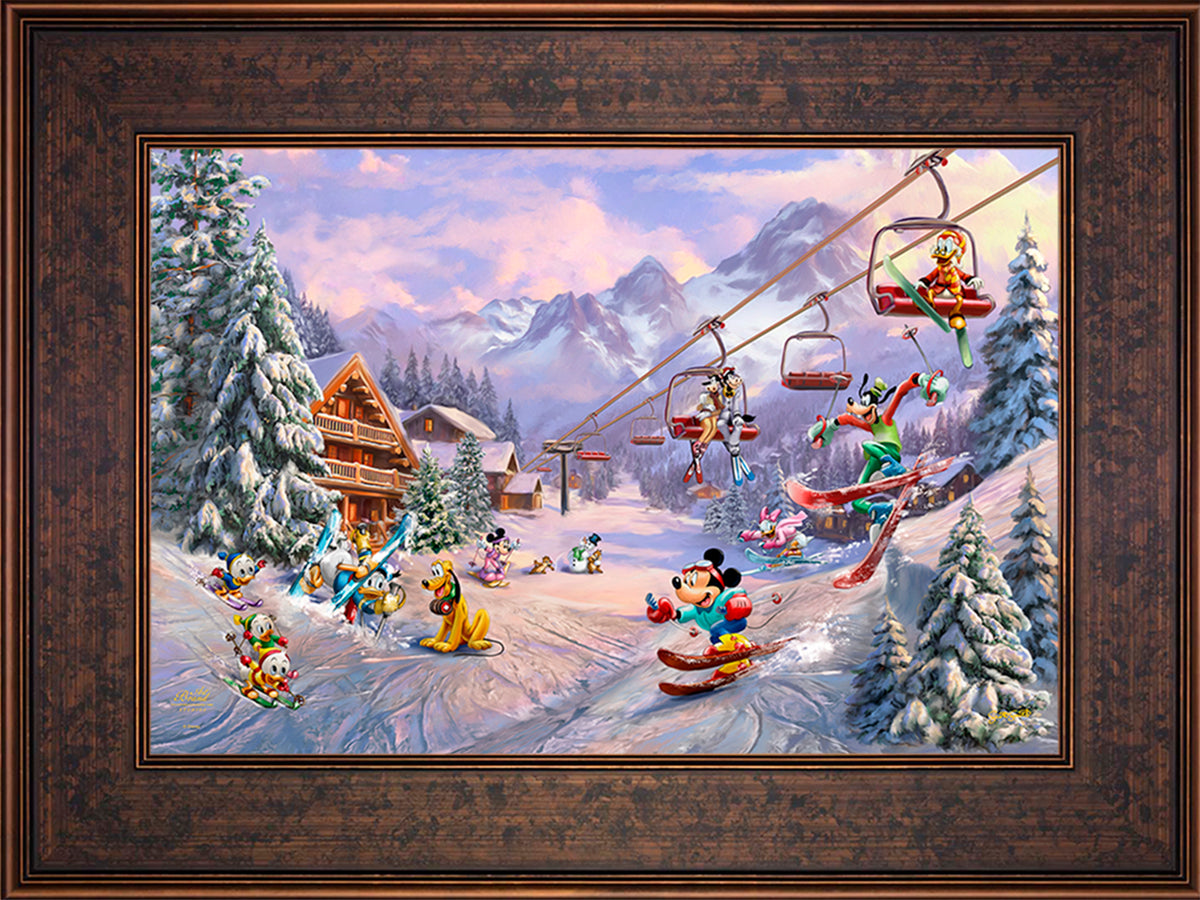 Disney’s Mickey and Minnie’s Ski Adventure - Limited Edition Canvas