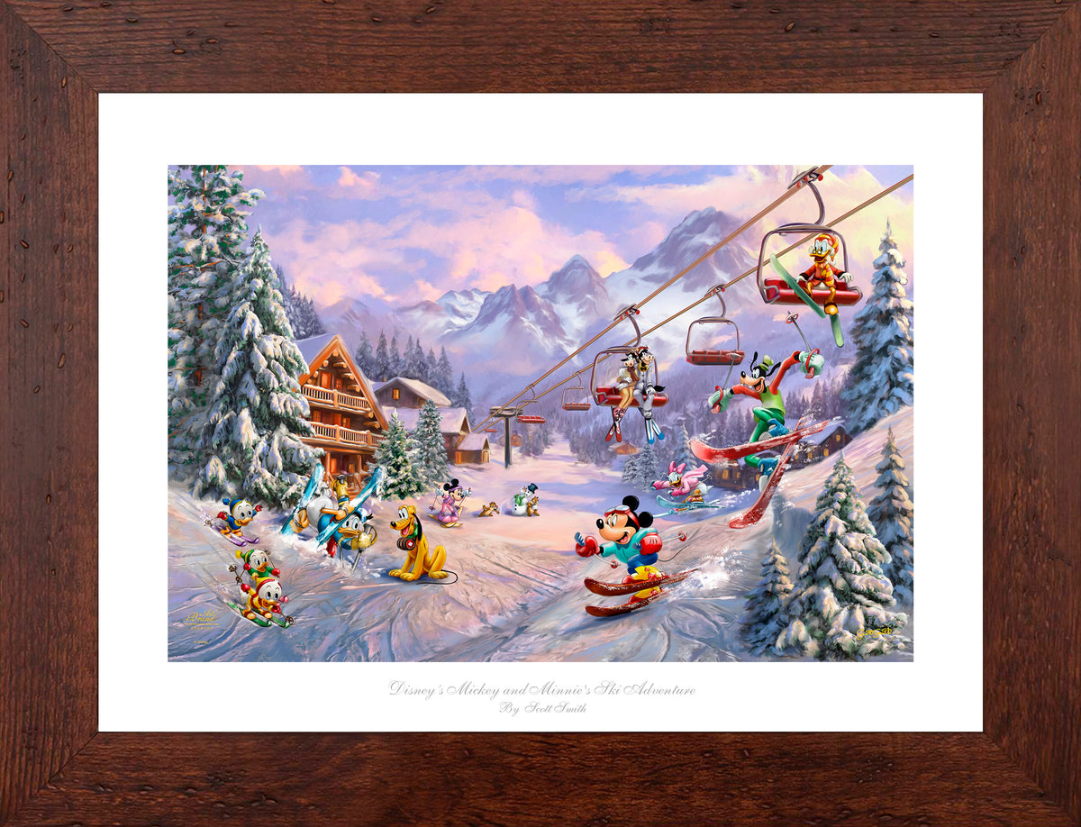 Disney’s Mickey and Minnie’s Ski Adventure - Limited Edition Paper