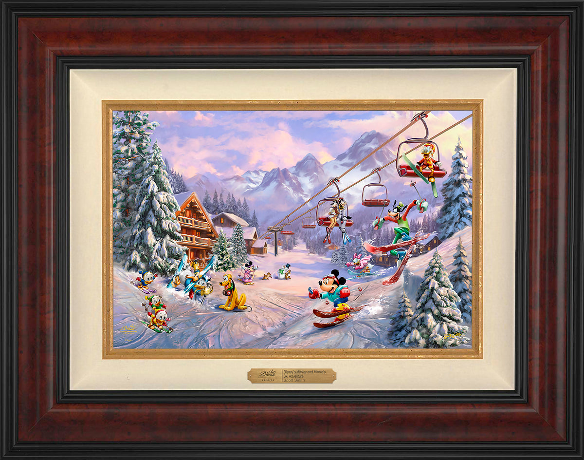 Disney’s Mickey and Minnie’s Ski Adventure - Limited Edition Canvas
