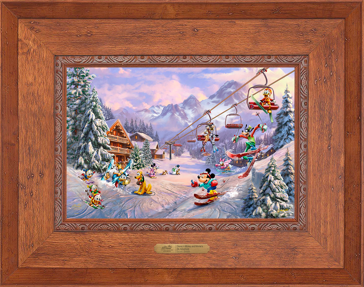 Disney’s Mickey and Minnie’s Ski Adventure - Limited Edition Canvas