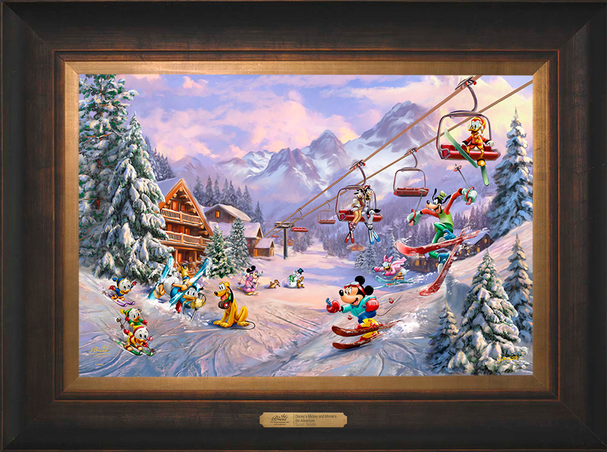Disney’s Mickey and Minnie’s Ski Adventure - Limited Edition Canvas