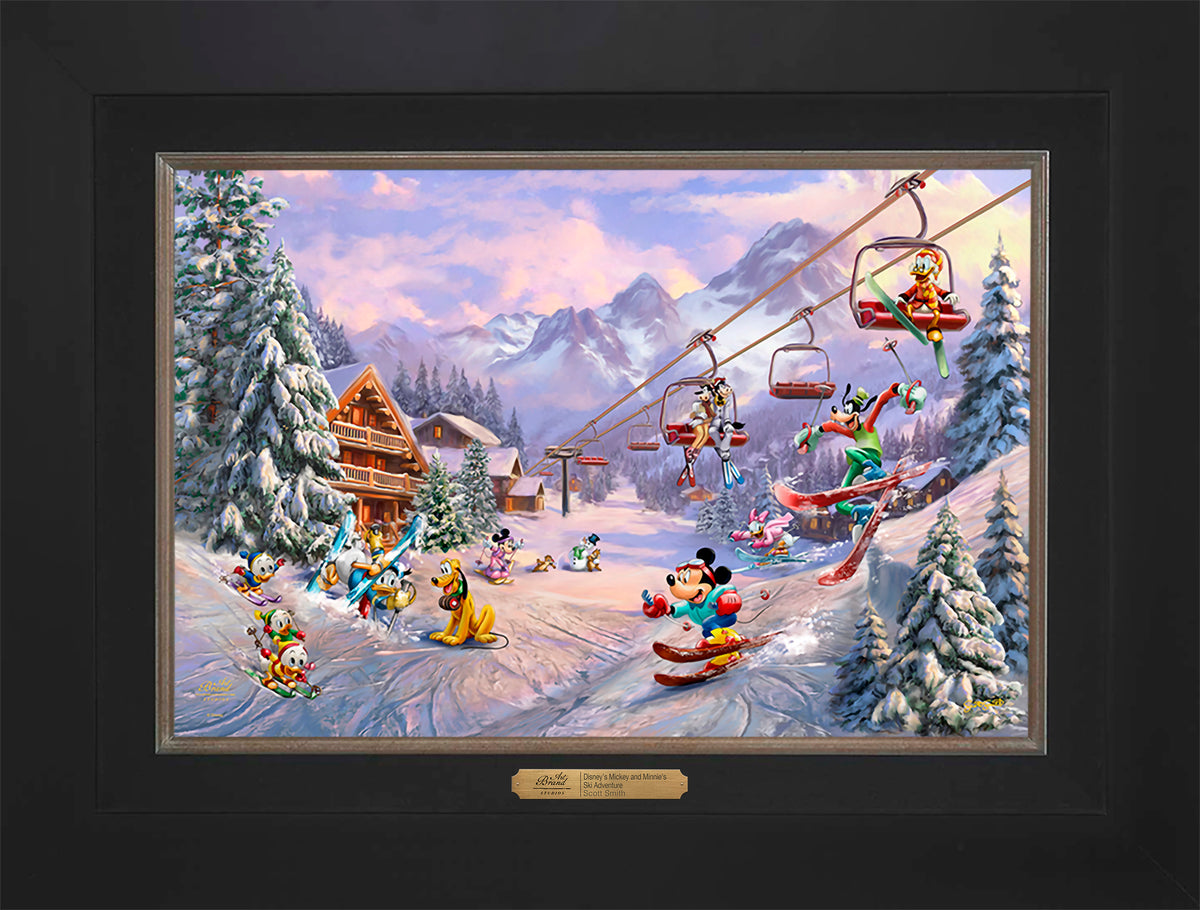 Disney’s Mickey and Minnie’s Ski Adventure - Limited Edition Canvas