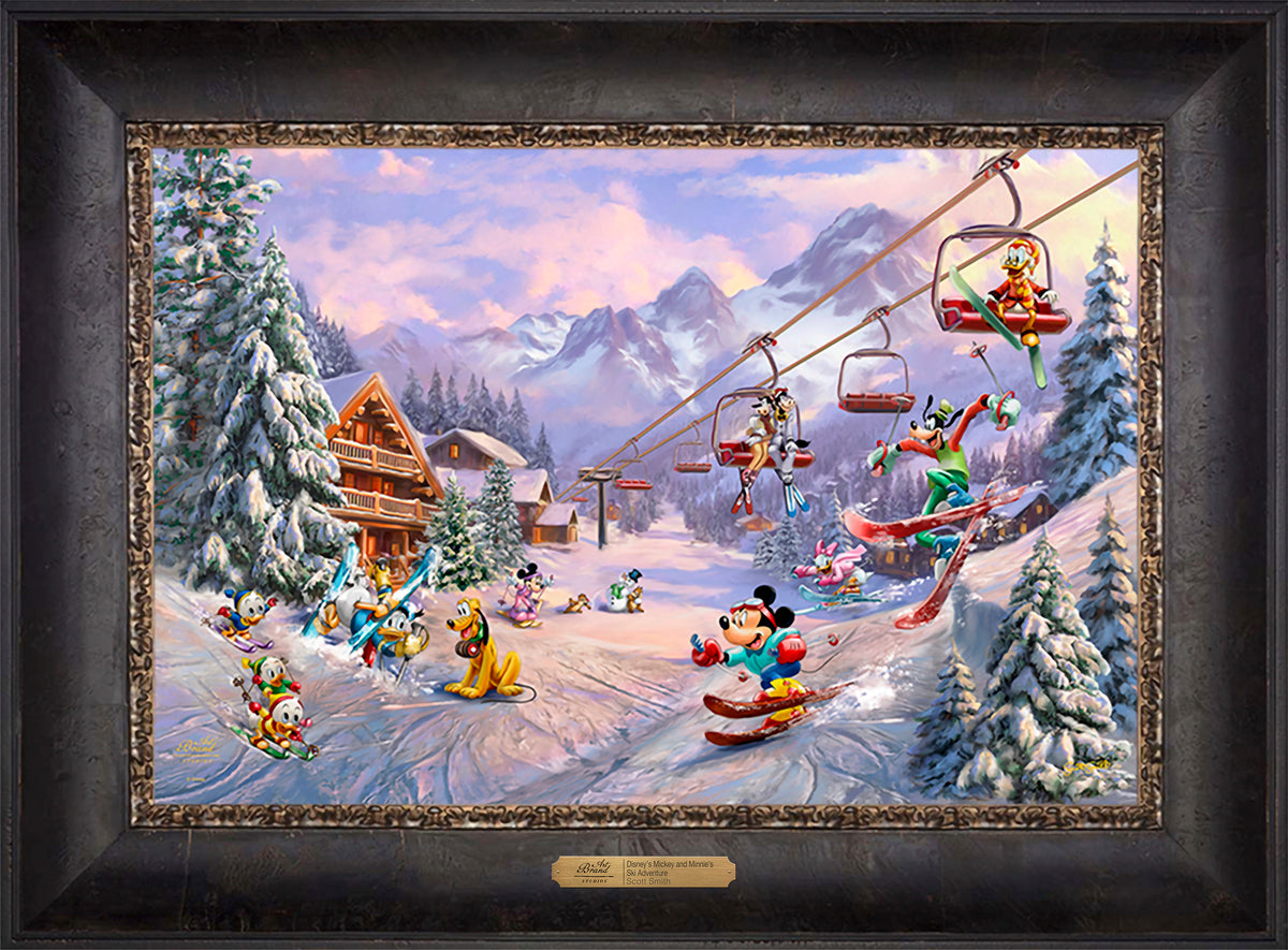 Disney’s Mickey and Minnie’s Ski Adventure - Limited Edition Canvas