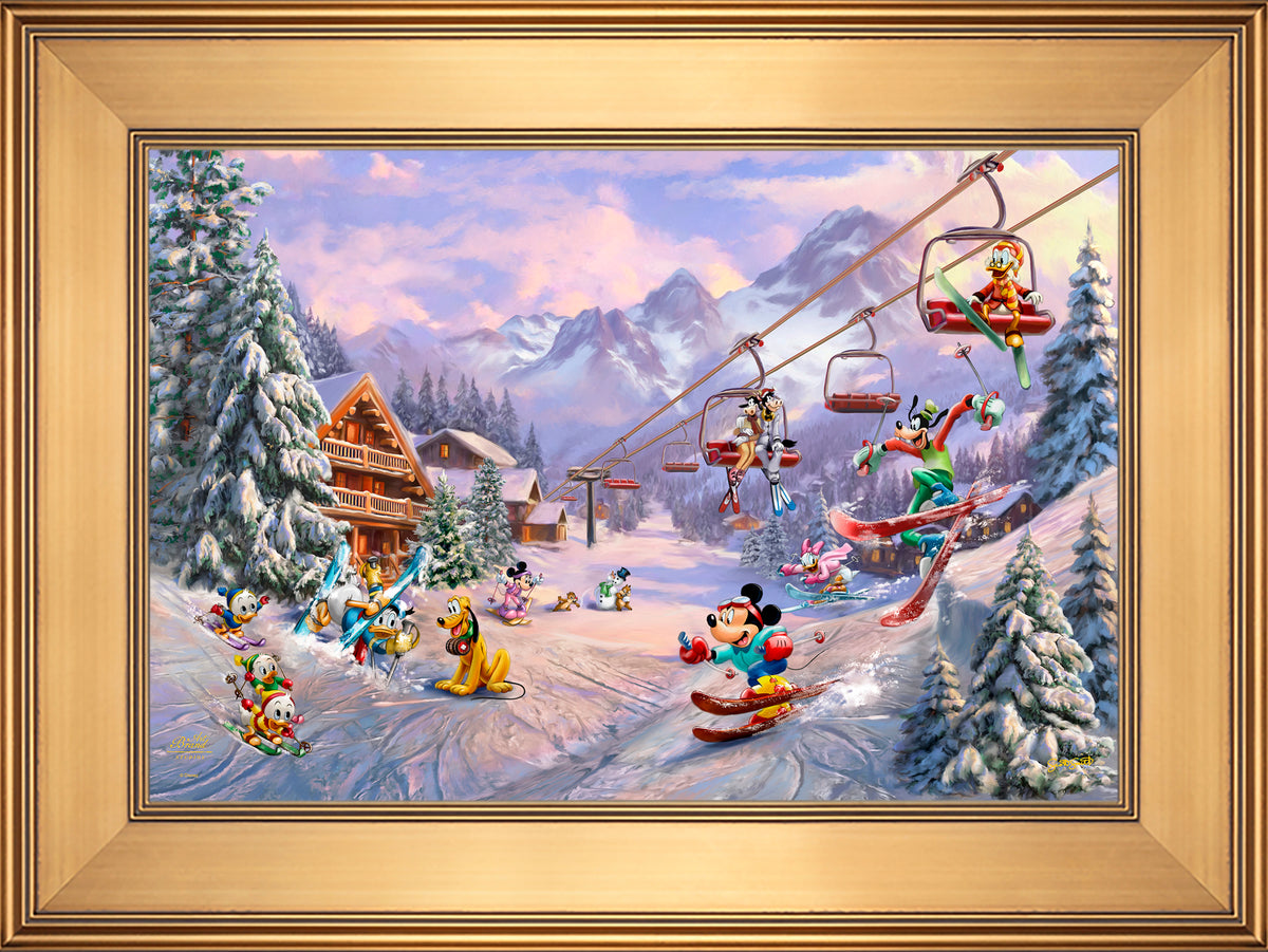 Disney’s Mickey and Minnie’s Ski Adventure - Limited Edition Canvas
