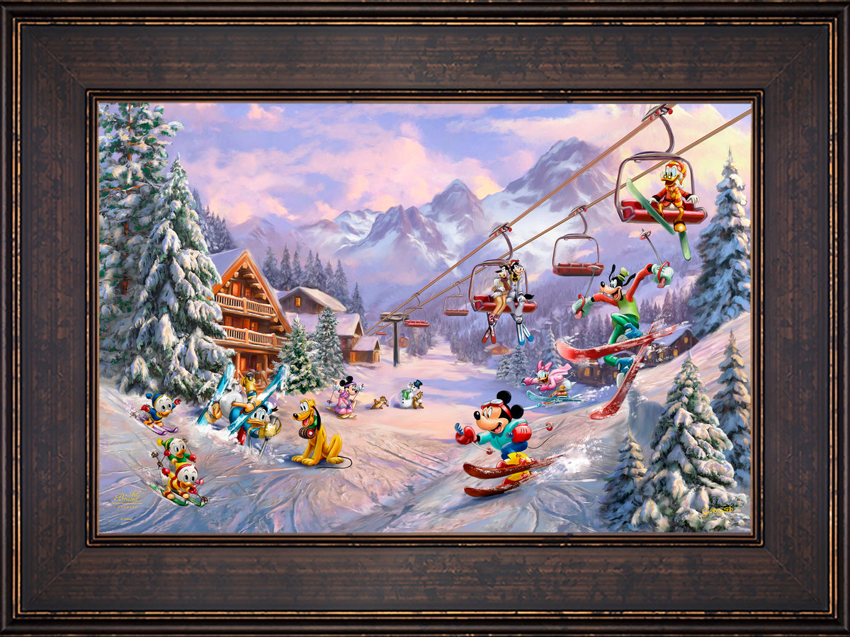 Disney’s Mickey and Minnie’s Ski Adventure - Limited Edition Canvas