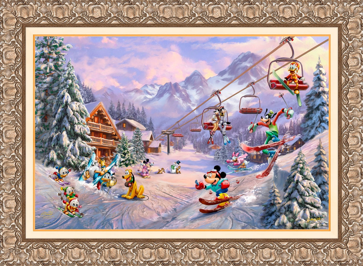 Disney’s Mickey and Minnie’s Ski Adventure - Limited Edition Canvas