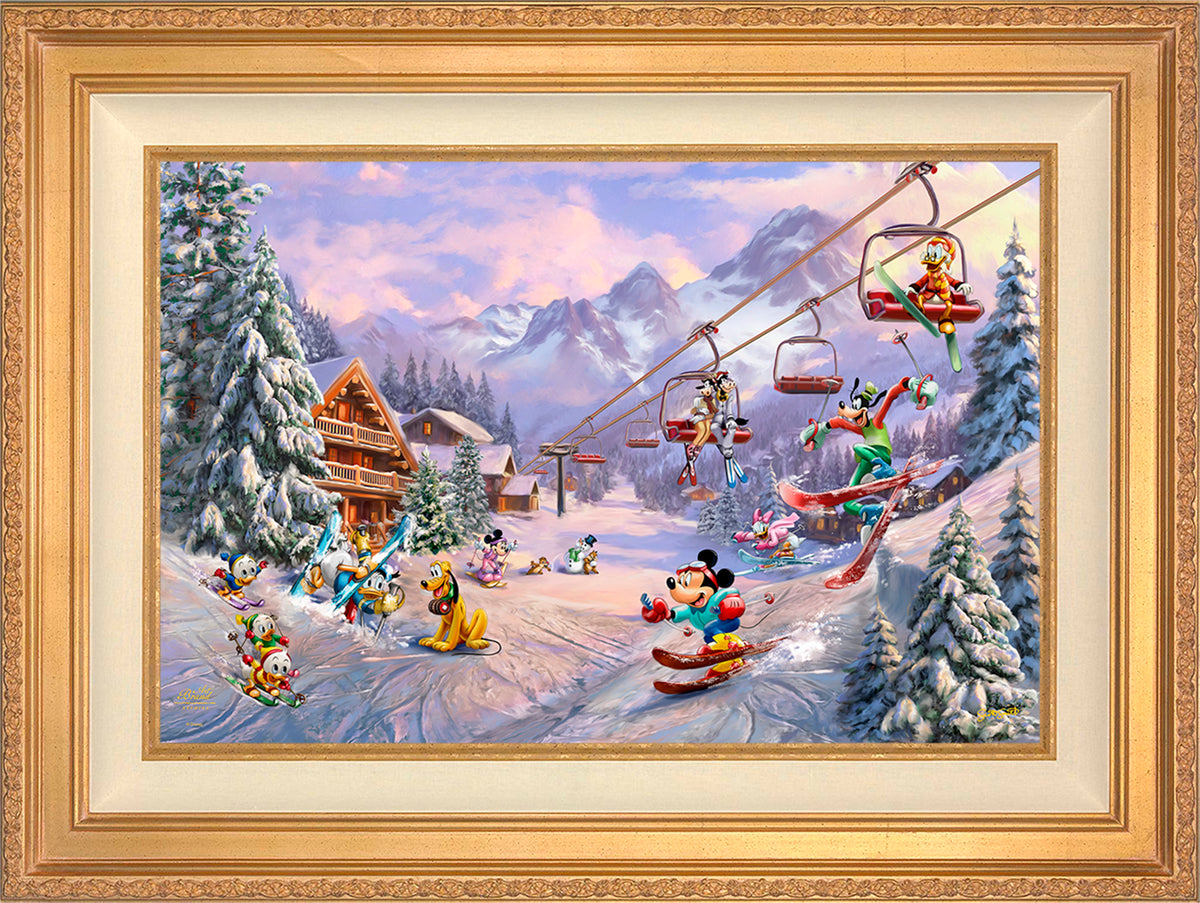 Disney’s Mickey and Minnie’s Ski Adventure - Limited Edition Canvas