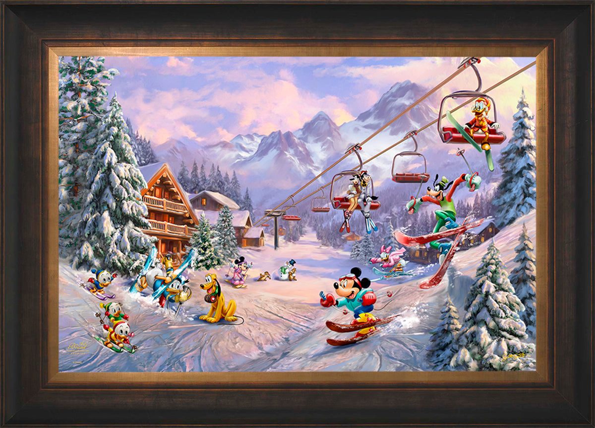 Disney’s Mickey and Minnie’s Ski Adventure - Limited Edition Canvas
