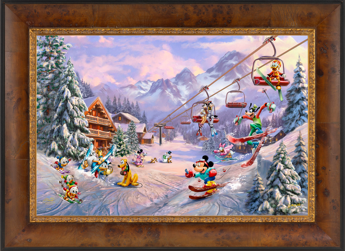 Disney’s Mickey and Minnie’s Ski Adventure - Limited Edition Canvas