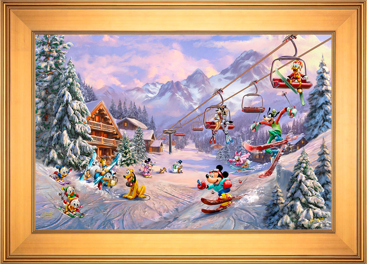 Disney’s Mickey and Minnie’s Ski Adventure - Limited Edition Canvas