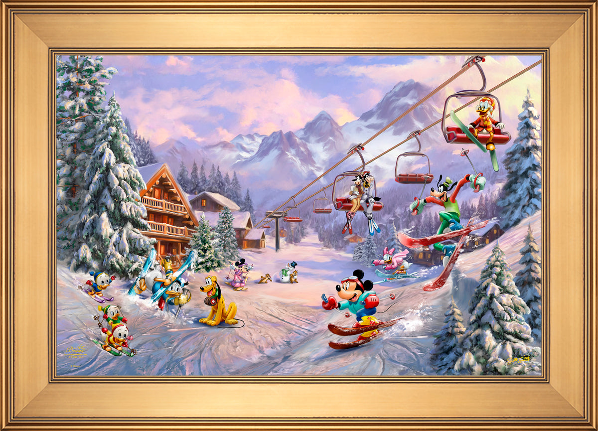 Disney’s Mickey and Minnie’s Ski Adventure - Limited Edition Canvas
