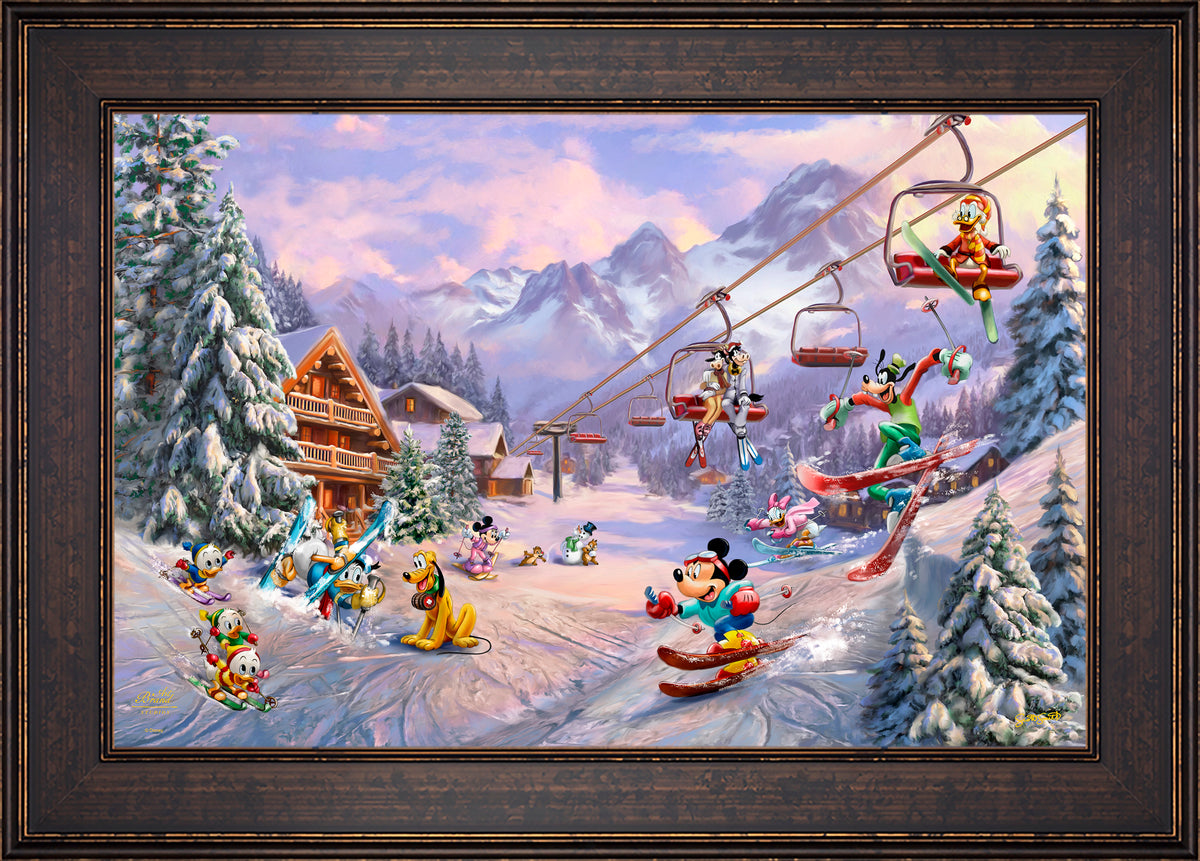 Disney’s Mickey and Minnie’s Ski Adventure - Limited Edition Canvas