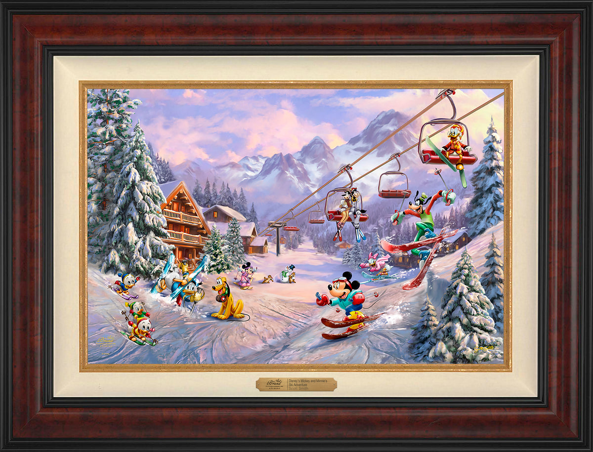 Disney’s Mickey and Minnie’s Ski Adventure - Limited Edition Canvas