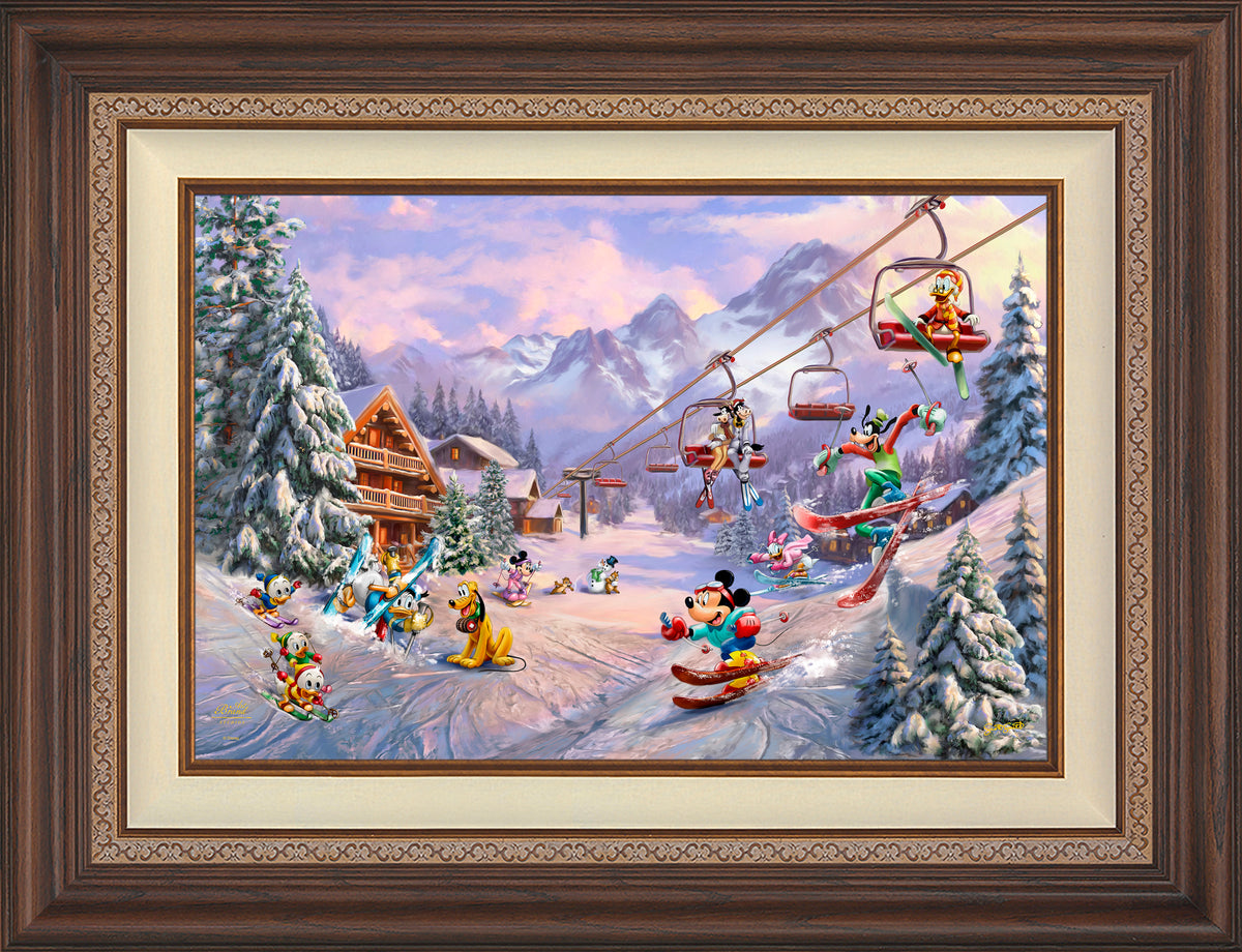 Disney’s Mickey and Minnie’s Ski Adventure - Limited Edition Canvas