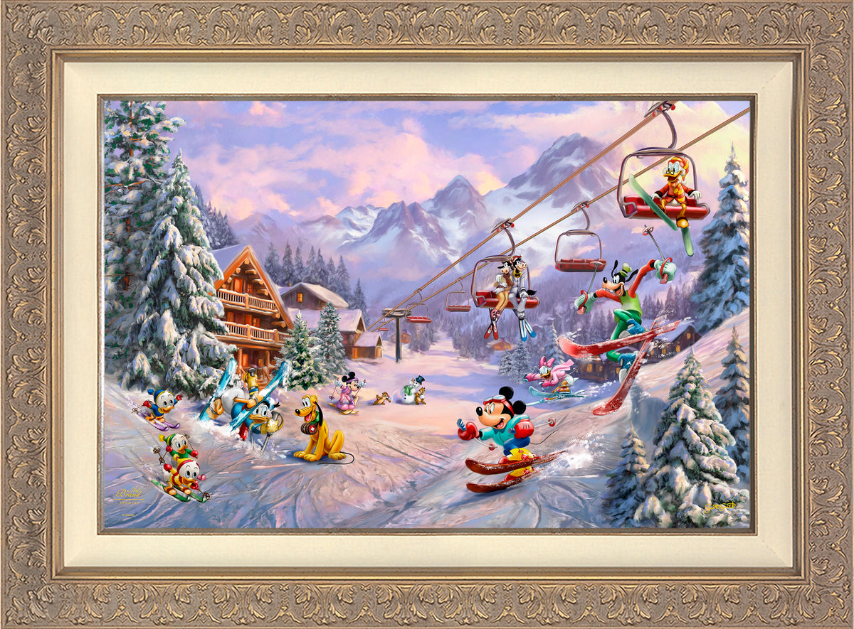 Disney’s Mickey and Minnie’s Ski Adventure - Limited Edition Canvas