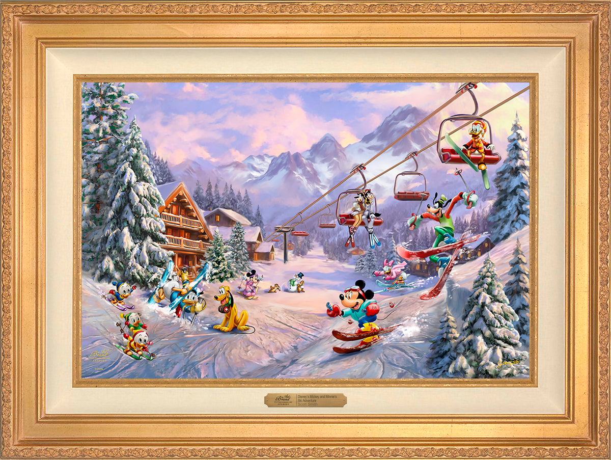 Disney’s Mickey and Minnie’s Ski Adventure - Limited Edition Canvas