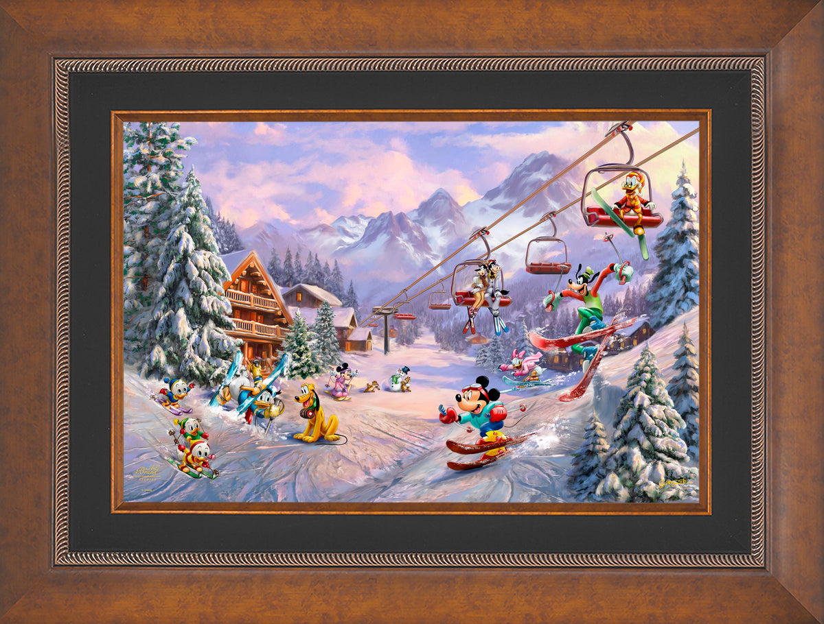 Disney’s Mickey and Minnie’s Ski Adventure - Limited Edition Canvas