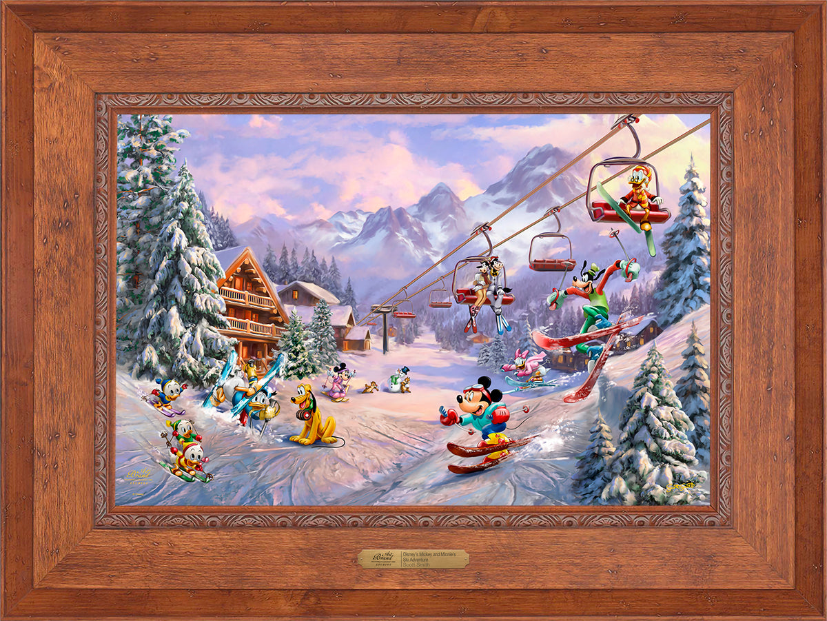 Disney’s Mickey and Minnie’s Ski Adventure - Limited Edition Canvas