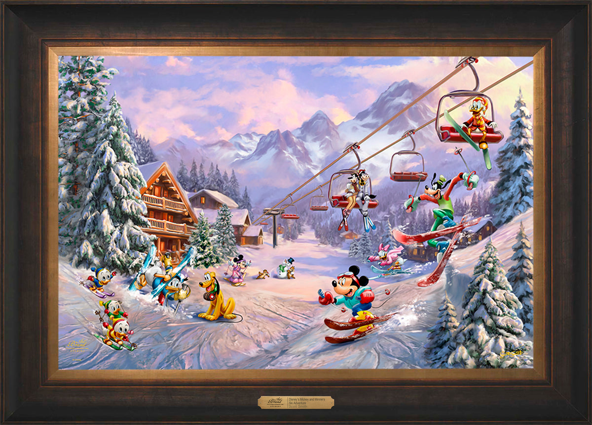 Disney’s Mickey and Minnie’s Ski Adventure - Limited Edition Canvas