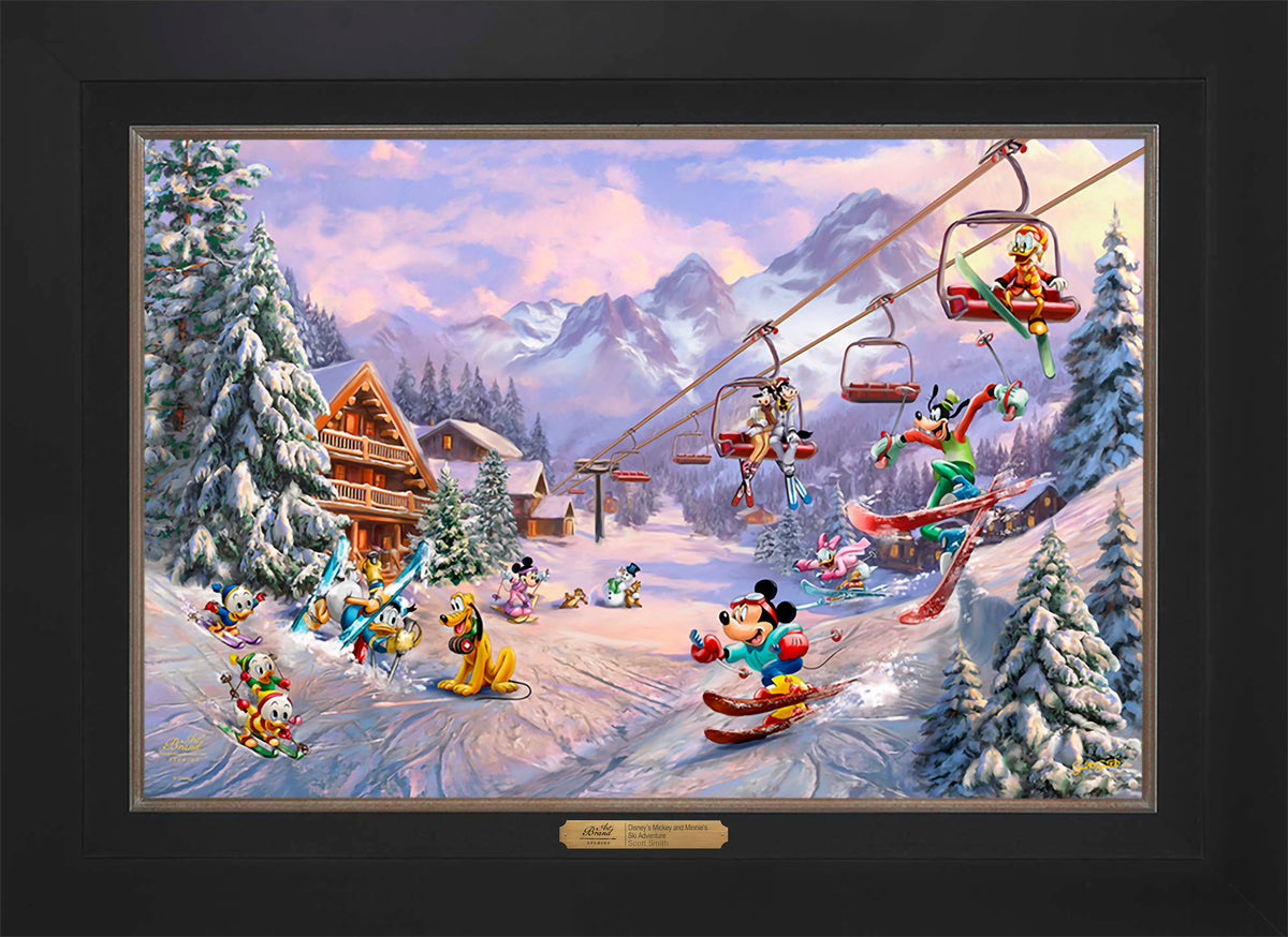 Disney’s Mickey and Minnie’s Ski Adventure - Limited Edition Canvas