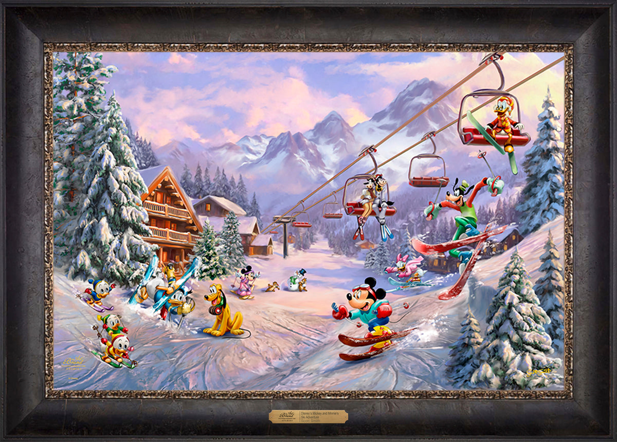 Disney’s Mickey and Minnie’s Ski Adventure - Limited Edition Canvas