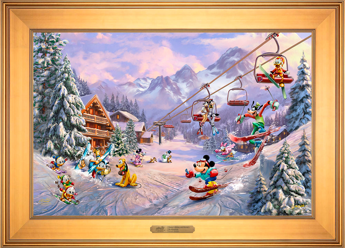 Disney’s Mickey and Minnie’s Ski Adventure - Limited Edition Canvas