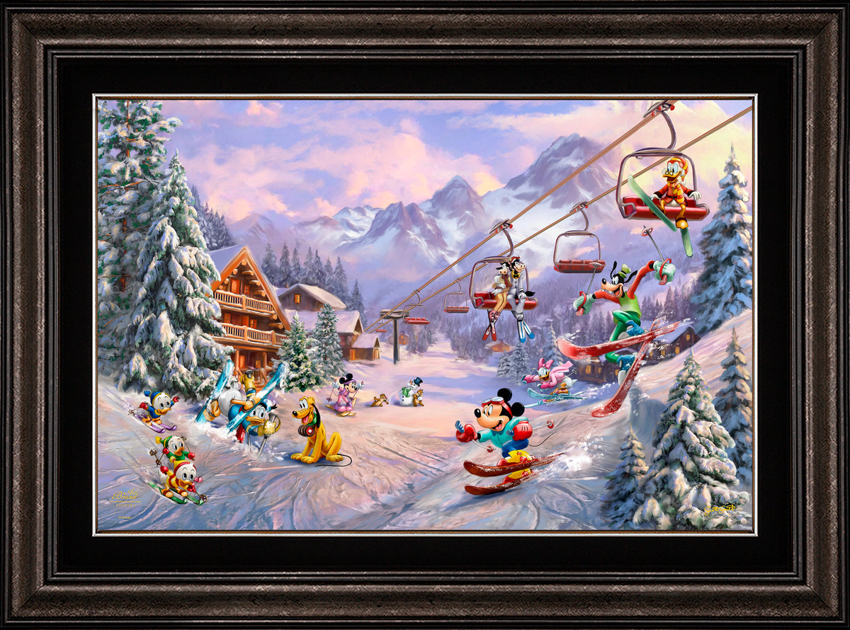 Disney’s Mickey and Minnie’s Ski Adventure - Limited Edition Canvas