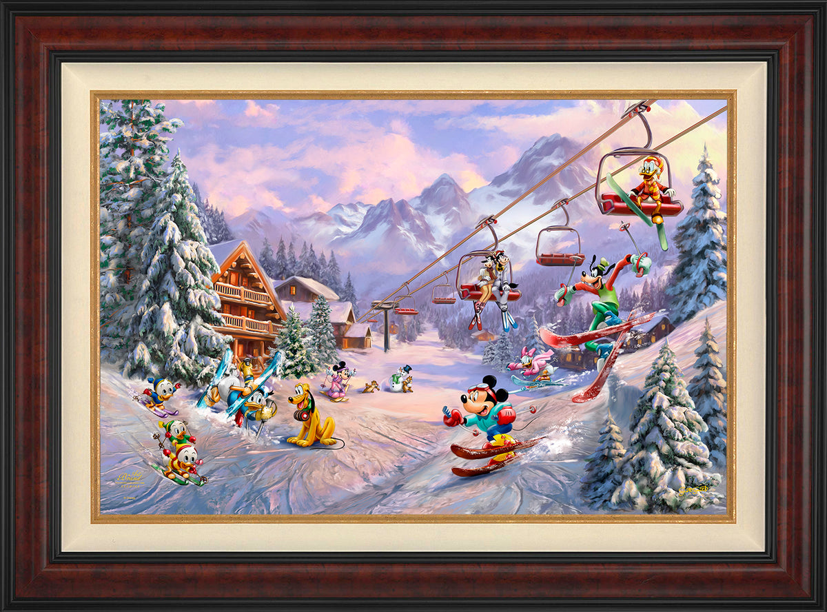 Disney’s Mickey and Minnie’s Ski Adventure - Limited Edition Canvas