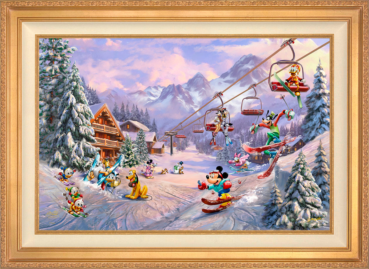Disney’s Mickey and Minnie’s Ski Adventure - Limited Edition Canvas