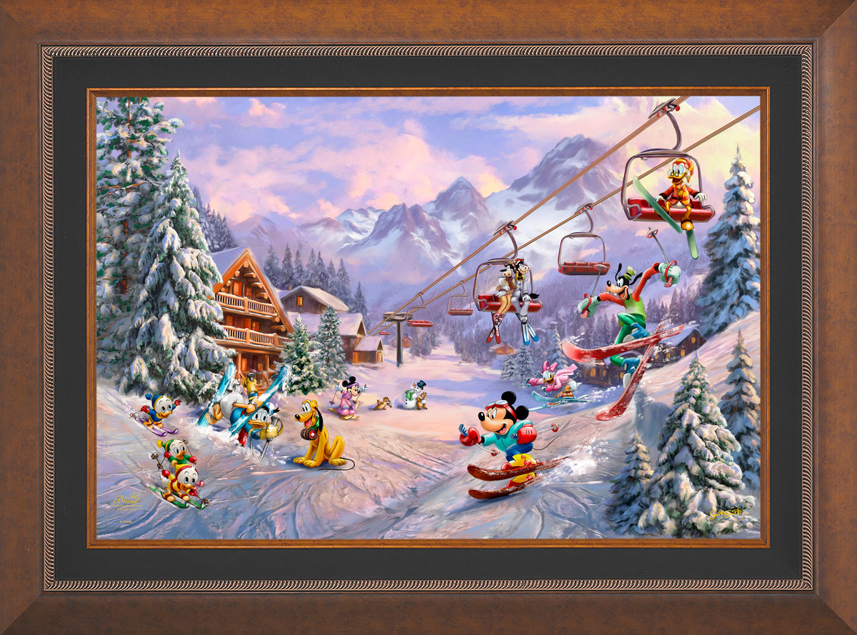 Disney’s Mickey and Minnie’s Ski Adventure - Limited Edition Canvas