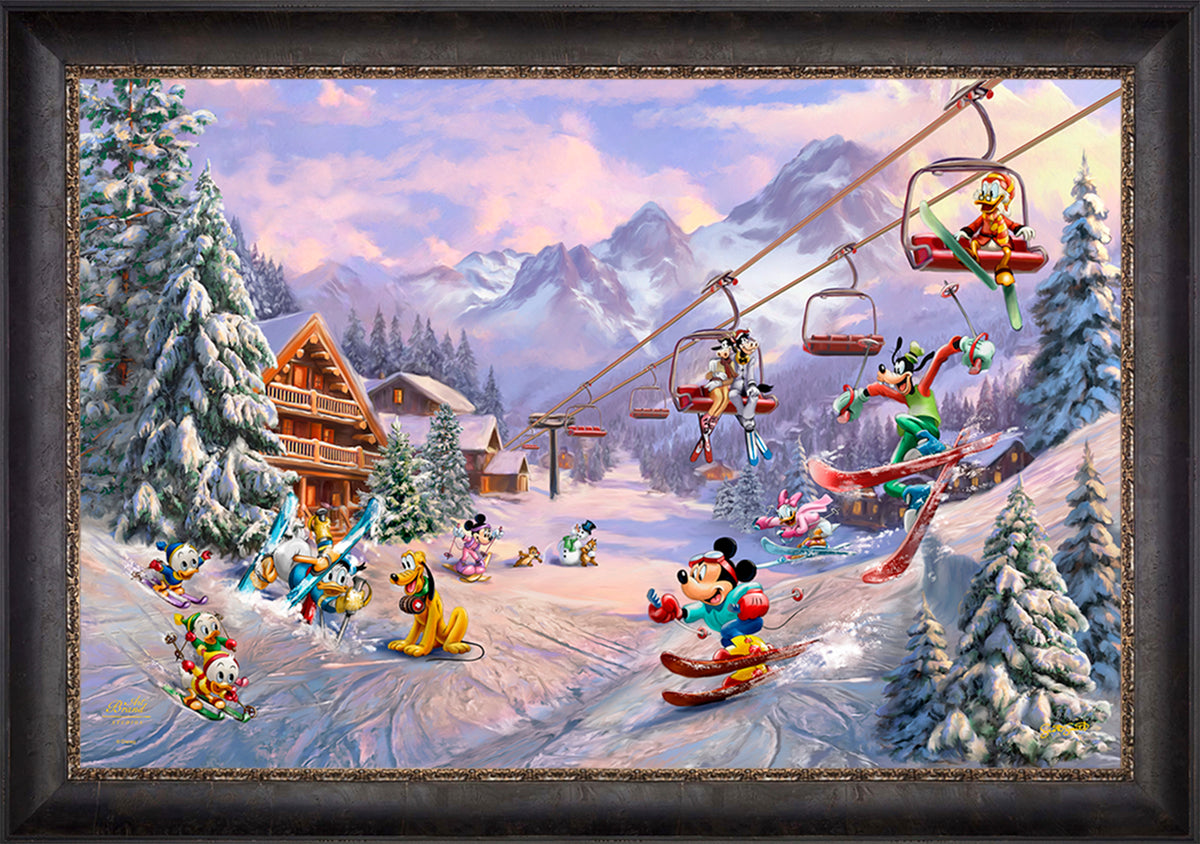 Disney’s Mickey and Minnie’s Ski Adventure - Limited Edition Canvas