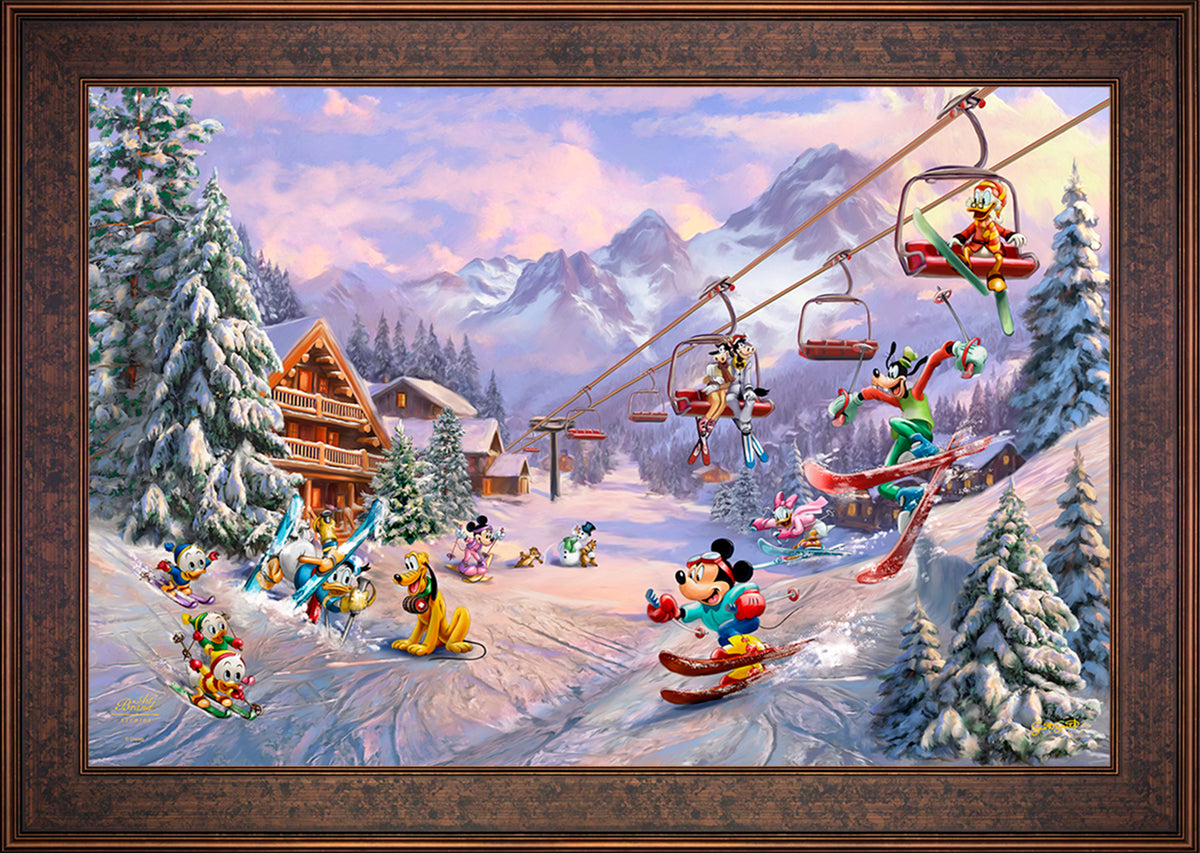 Disney’s Mickey and Minnie’s Ski Adventure - Limited Edition Canvas