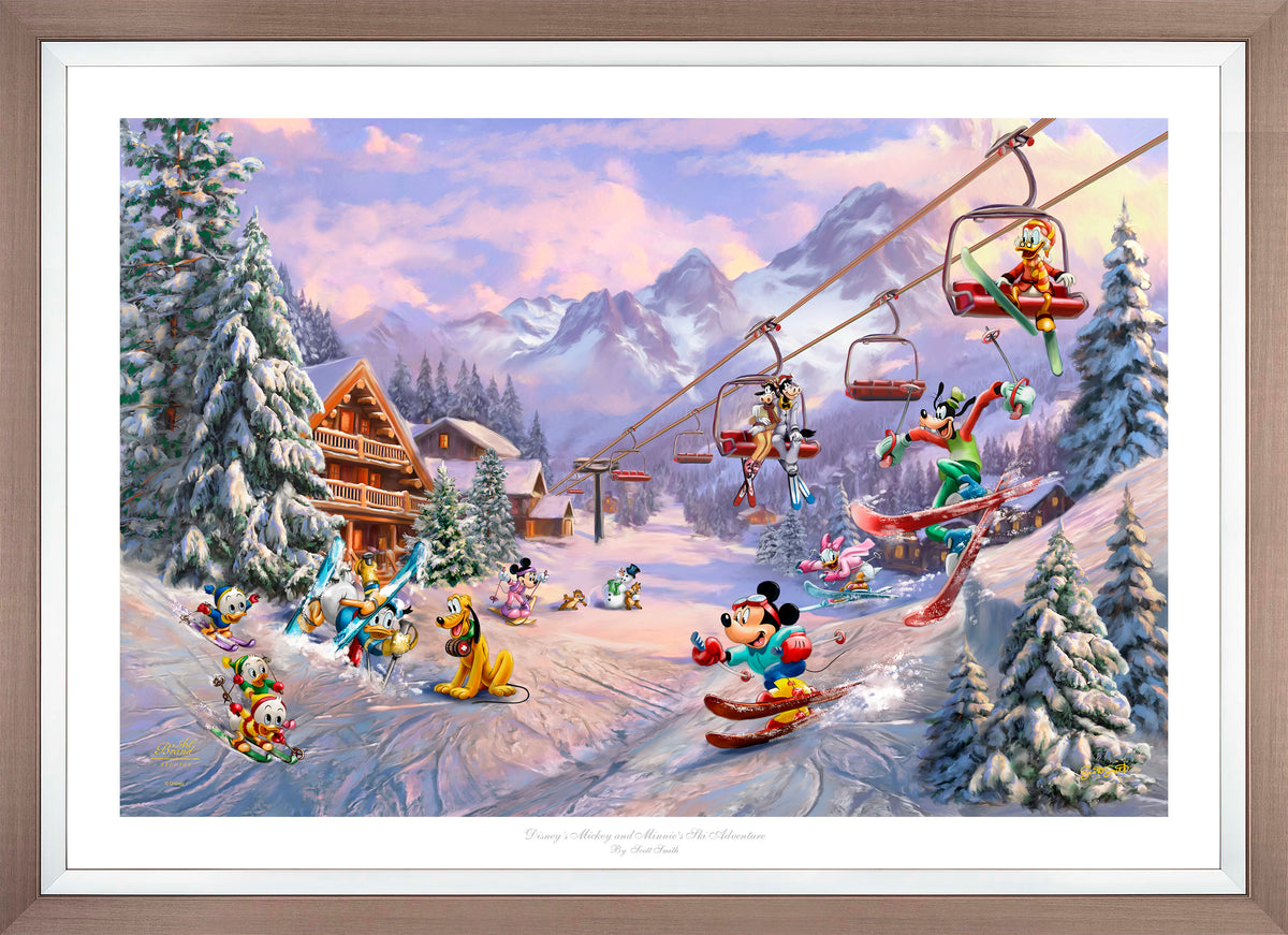 Disney’s Mickey and Minnie’s Ski Adventure - Limited Edition Paper