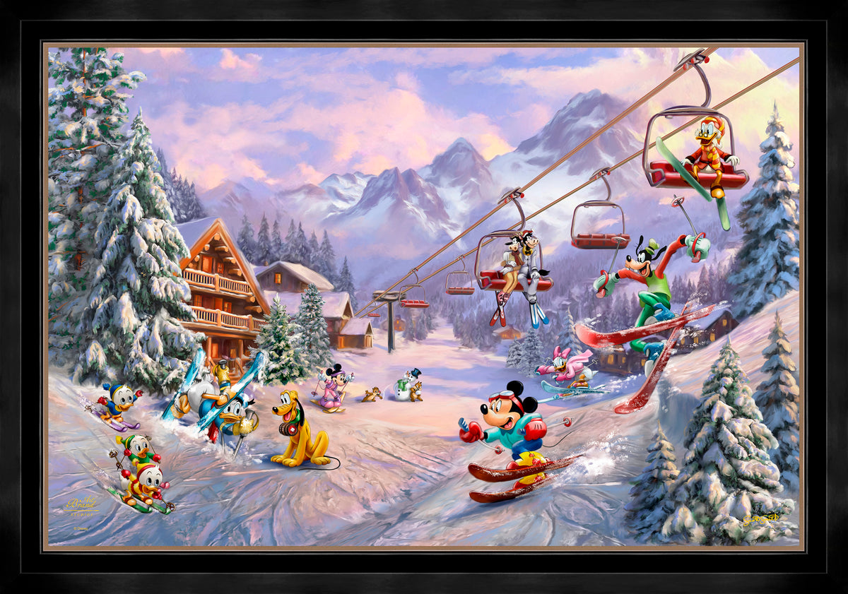 Disney’s Mickey and Minnie’s Ski Adventure - Limited Edition Canvas