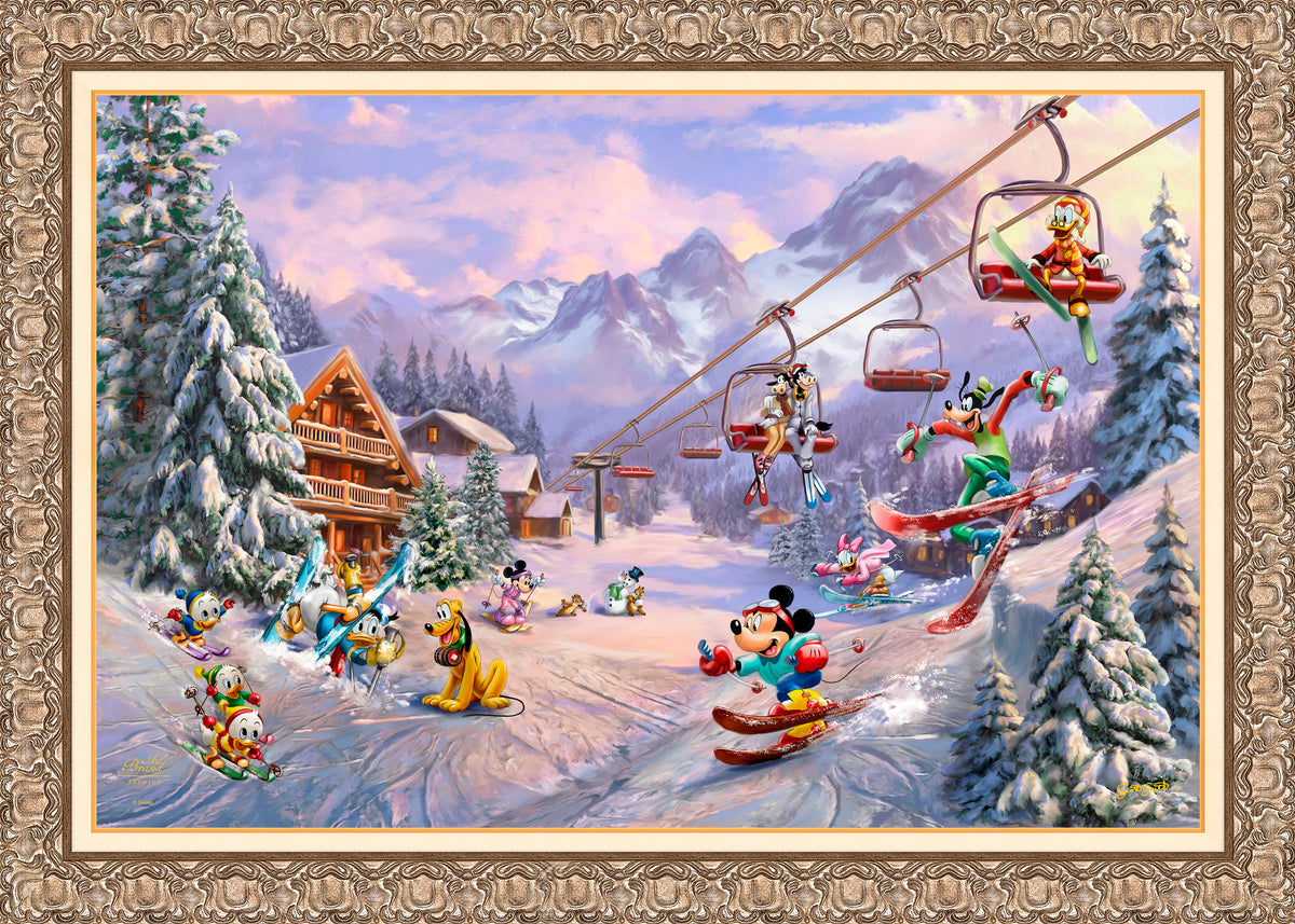 Disney’s Mickey and Minnie’s Ski Adventure - Limited Edition Canvas